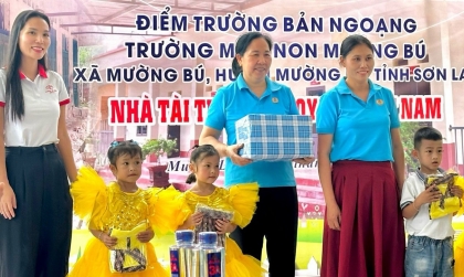 Quỹ Toyota Việt Nam bàn giao điểm trường mầm non tại vùng sâu tỉnh Sơn La 